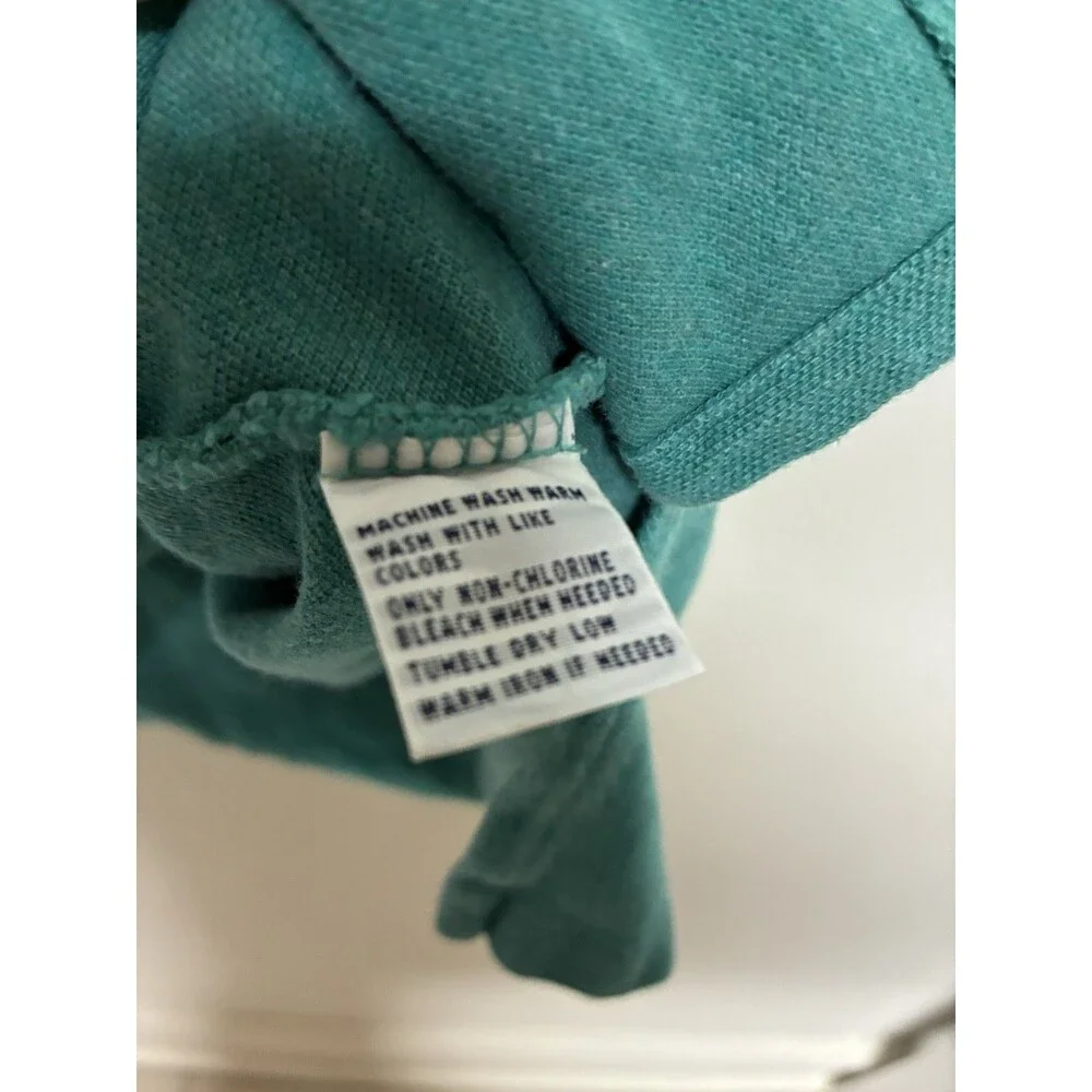 Polo Ralph Lauren Teal With Purple Logo 2XL Short Sleeve Cotton Polo Casual